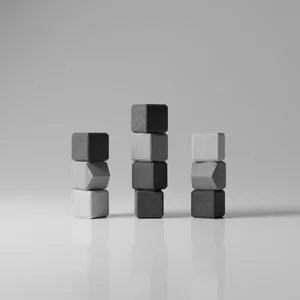 Zen stone balance stack