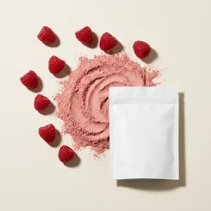 Fresh raspberry supplement pouch