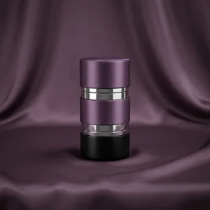 Luxury cosmetic on purple satin