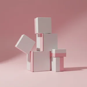 Heart Gift Boxes Mockup