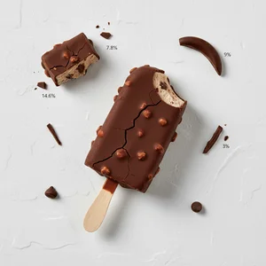 Exploding Chocolate Ice Cream