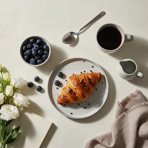 Morning Croissant & Coffee
