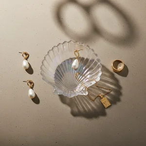 Pearls and Jewelry on Shell