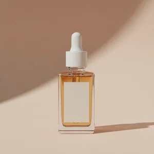 Minimalist beauty serum with shadow