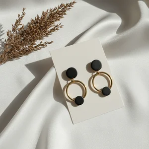 Minimalist Golden Earrings