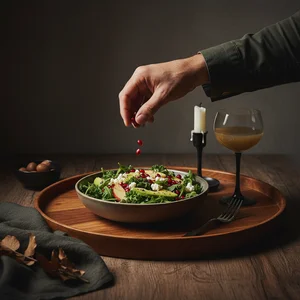 Artisanal Meal with Hand