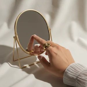 Hand with Ring & Mirror Reflection