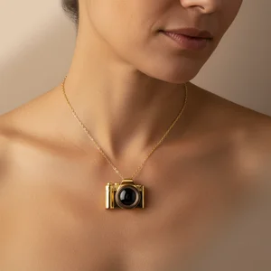 Charming Camera Pendant Necklace