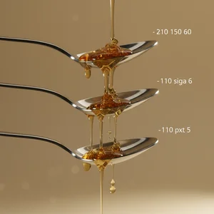 Golden honey drizzle