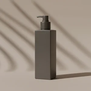 Sleek black spray bottle