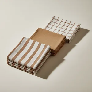 Rustic kitchen linen styling