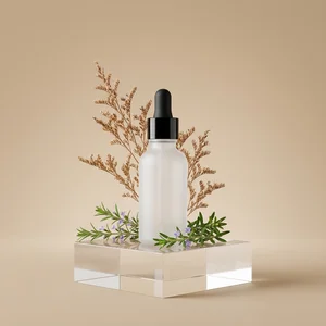 Natural serum on acrylic block