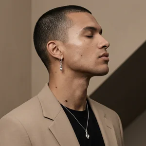 Modern male jewelry profile