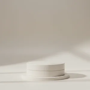Minimalist product display pedestals