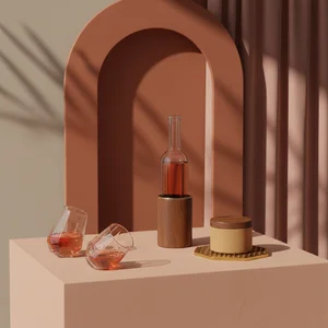 Romantic arched beauty display