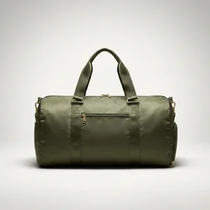 Minimalist olive green duffel