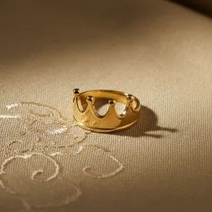 Royal Crown Gold Ring
