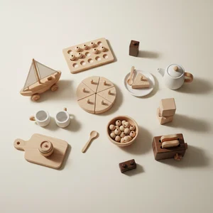 Eco-friendly Baby Essentials Flat Lay