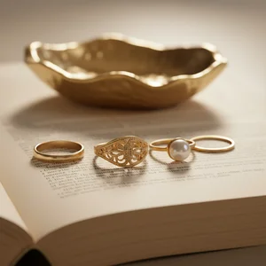 Timeless gold jewelry