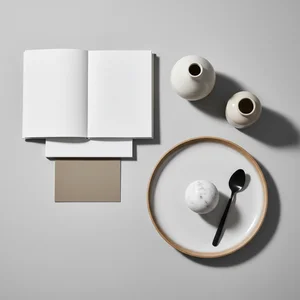 Minimalist Overhead Workspace