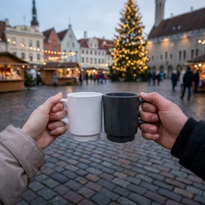 Holiday market mug toast