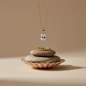 Natural Stone Pendant Necklace