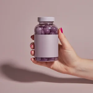 Purple Wellness Supplement Jar