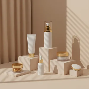 Luxe skincare shelfie