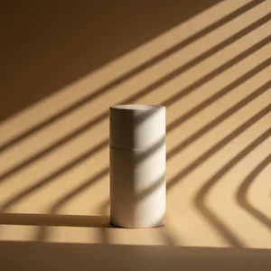 Warm minimalist display nook