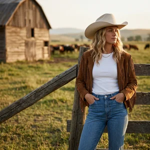Western ranch lifestyle scene