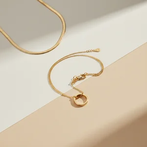 Minimalist Gold Jewellery Display