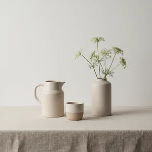 Minimalist floral tabletop