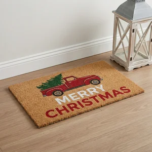 Festive Christmas Doormat Entryway