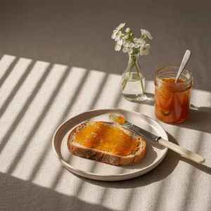 Cozy morning breakfast