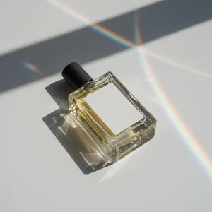 Elegant perfume bottle display