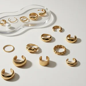 Elegant Gold Hoop Earrings