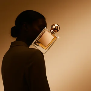 Golden Perfume Silhouette