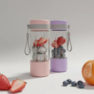 Portable fruit blenders