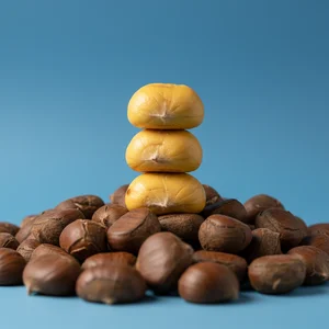 Golden stacked pastries