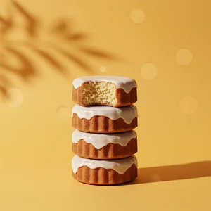 Bright Stacked Product Display