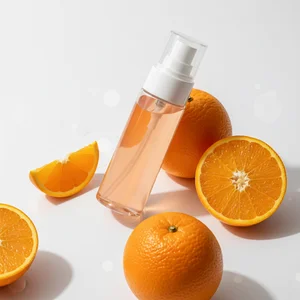 Fresh citrus skincare glow