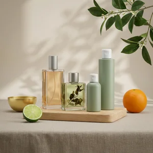 Natural citrus skincare collection