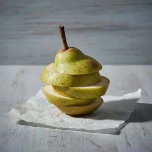 Artful Sliced Pear