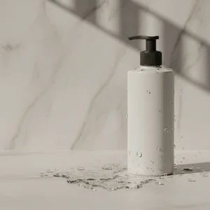 Minimalist Skincare Lotion Bottle