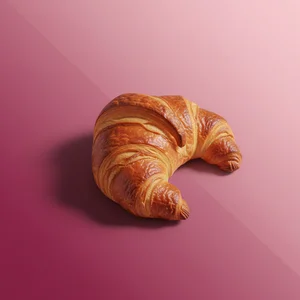 Vibrant Croissant Delight