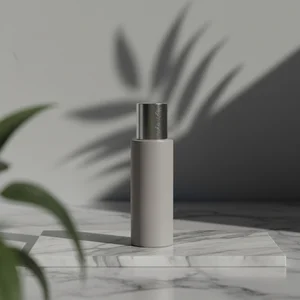 Product display podium with leaf shadow