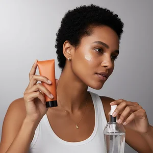 Skincare routine for sun protection