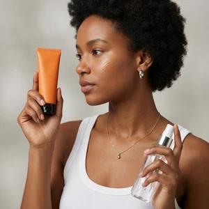 Skincare routine for sun protection