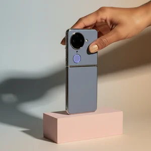 Modern tech gadget in hand