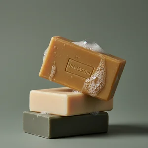 Artisanal stacked soap bars